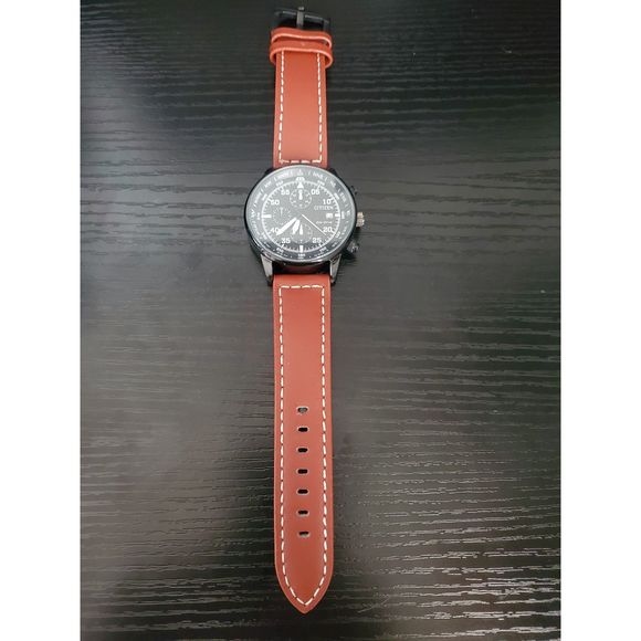 🔥BRAND NEW Citizen Eco-Drive CA0695-17E Chronograph‎ Men's Aviator Watch - Picture 2 of 4